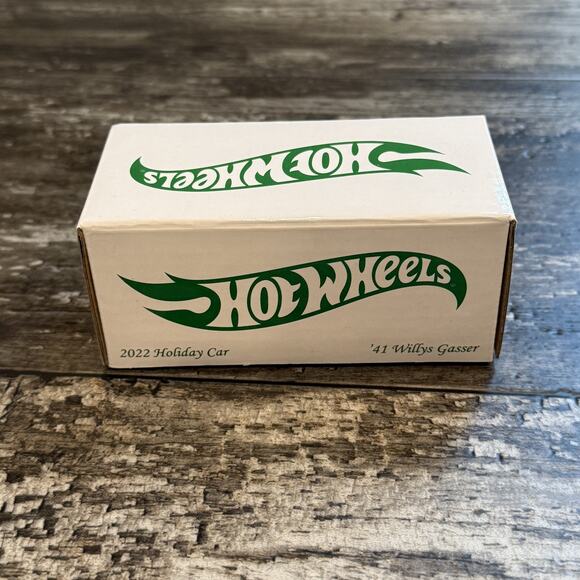 Hot Wheels Red Line Club 2022 Holiday Car 41 Willys Gasser Stockin’‎ Stuffer NIB - Picture 3 of 16